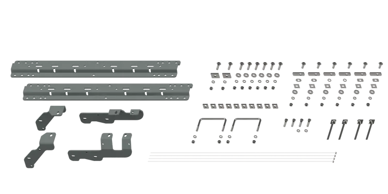 B&W Rvk2604 Custom Installation Kit – Universal Rail Mounting System For Select Ram Trucks 1