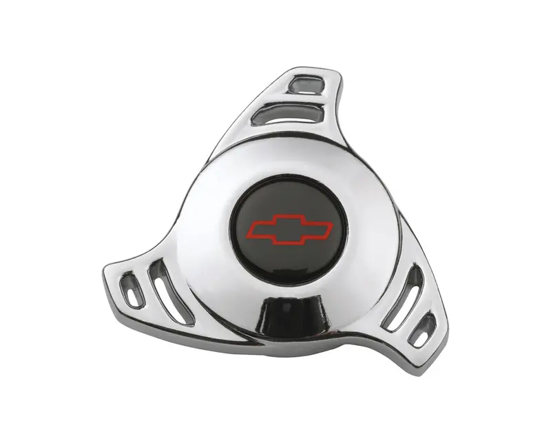 Chevrolet Performance Air Cleaner Center Nut – Bowtie-Branded, Red/Black Finish 1