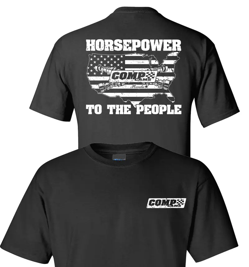 Comp Cams C1043-L 'Horsepower To The People' Graphic T-Shirt – Large 1