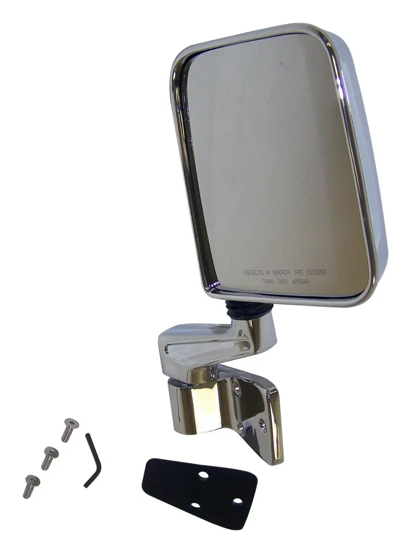 Crown Automotive Chrome Right-Side Door Mirror Assembly For Jeep – Part 82201772C 1