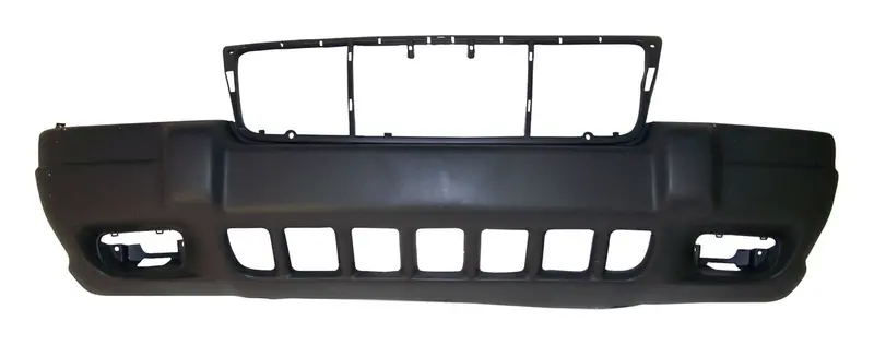 Crown Automotive Textured Gray Front Bumper Fascia For Jeep Laredo W/Fog Lights 1