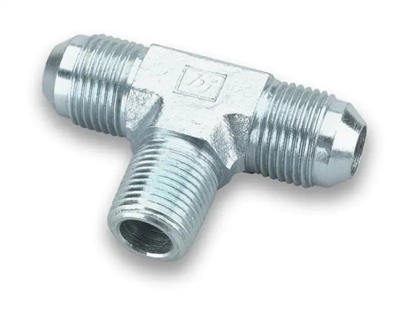 Earl’S Performance 962503Erl Steel An-To-Npt Adapter Tee Fitting 1