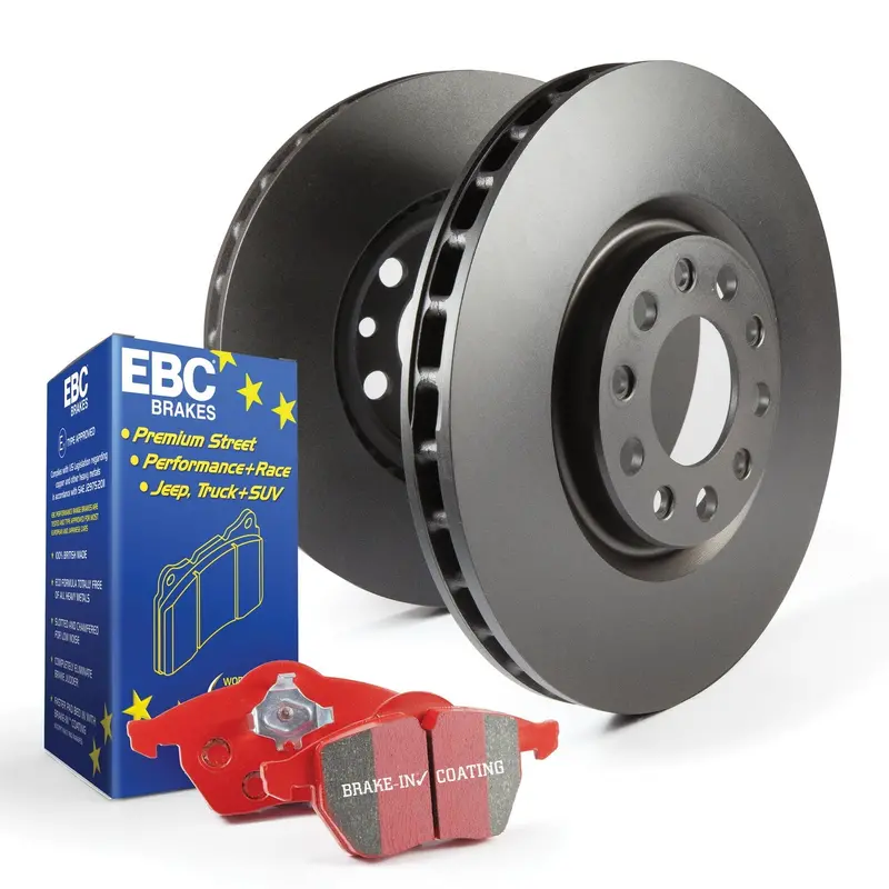 Ebc Redstuff S12Kf1591 High-Performance Brake Kit – Front Pads & Rk Drilled Rotors 1