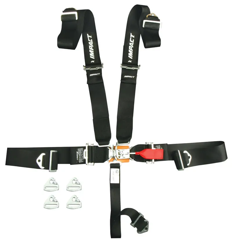 Impact Racing 53119119 Harness 5Pt 3In L&L Pd Ind Shld Snp-In Sfi16.1 1