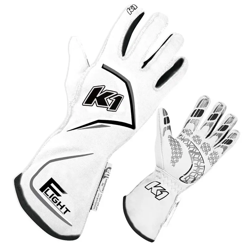 K1 Racegear 23-Flt-Wg-S Gloves Flight Small White 1