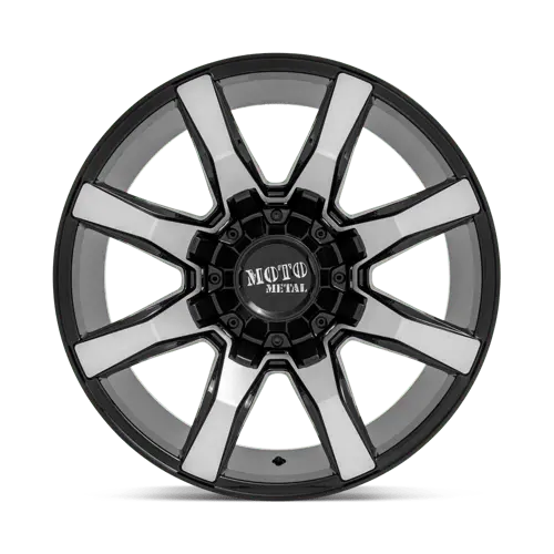 Moto Metal Mo804 Black Machined 22X10 Wheel – 8X6.5 Bolt Pattern, -18Mm Offset 1