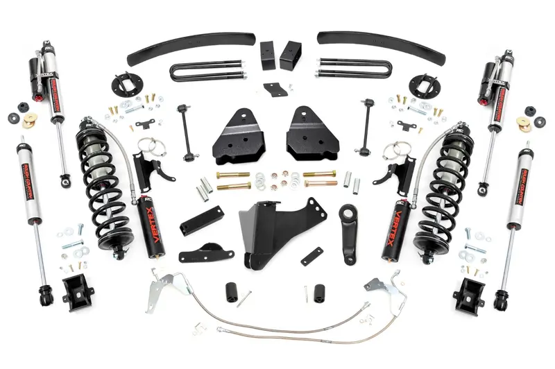 Rough Country 59459 6-Inch Diesel Lift Kit With Coilovers & Vertex Shocks — Ford Super Duty 4Wd (2008–2010) 1