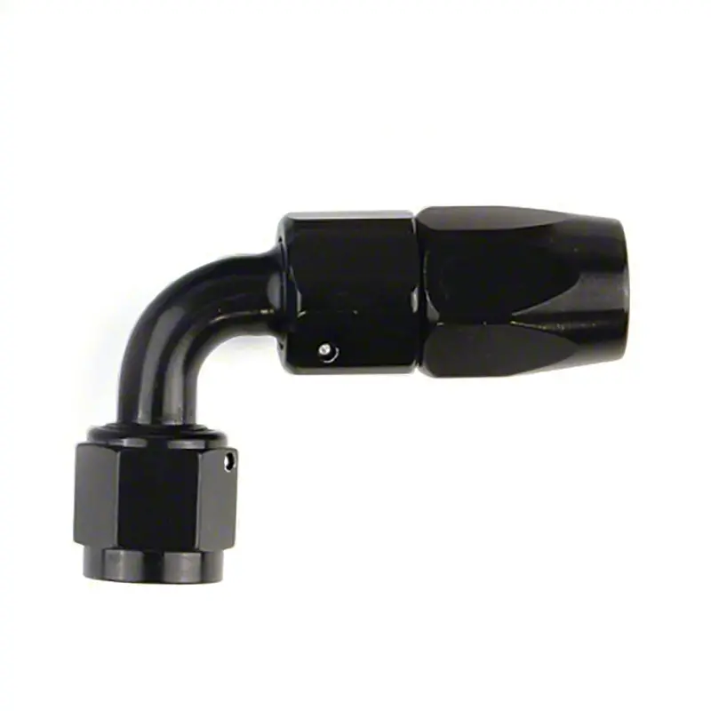Speedfx 510690Bk Swivel Fitting — -6 An, 90°, Anodized Black Aluminum 1