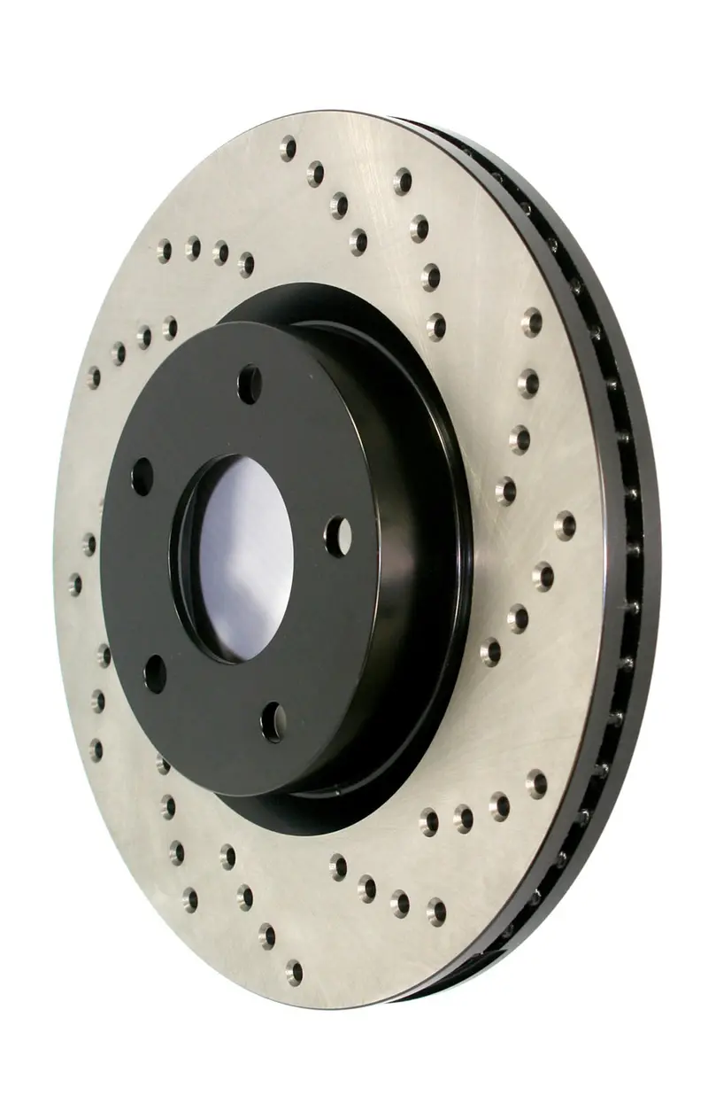 Stoptech 128.33109Cr Rear Right Cryo-Treated Drilled Sport Brake Rotor 1