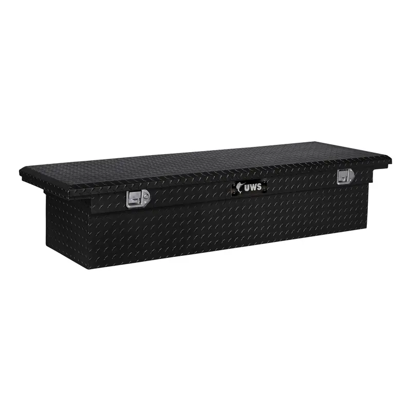 Uws Tbs-60-Lp-Blk Gloss Black Aluminum 60In. Truck Tool Box With Low Profile (Ltl Shipping Only) 1