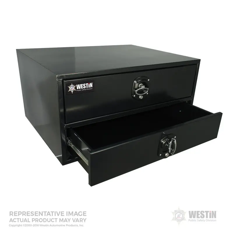 Westin 80-Hts4820B Brute Command Tactical Tool Box — Textured Black, Double-Drawer, 48" 1