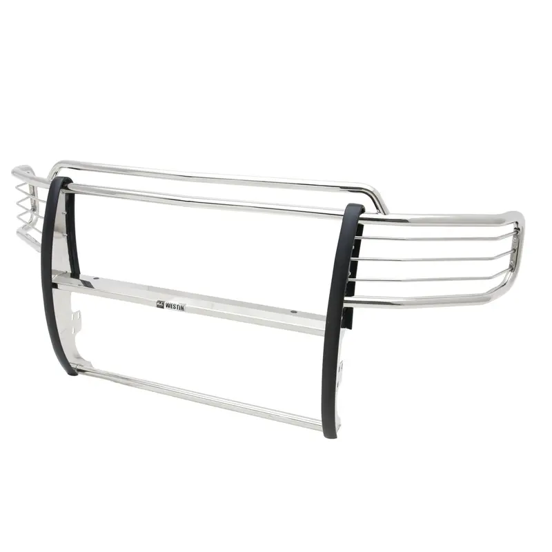 Westin Sportsman Polished Stainless Steel Grille Guard – Heavy-Duty Protection For Trucks 1